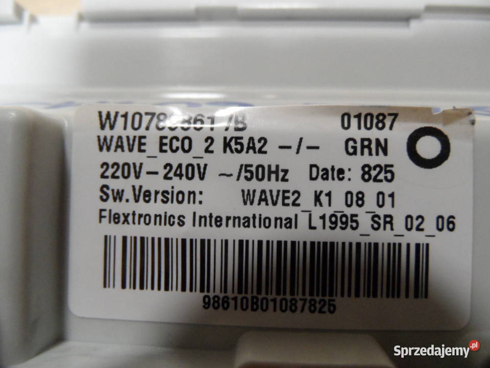 programator pralki whirlpool TDLR60113 Strawczyn