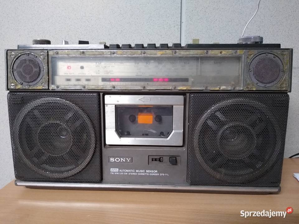 Radiomagnetofon Boombox retro SONY CFS-71L na części