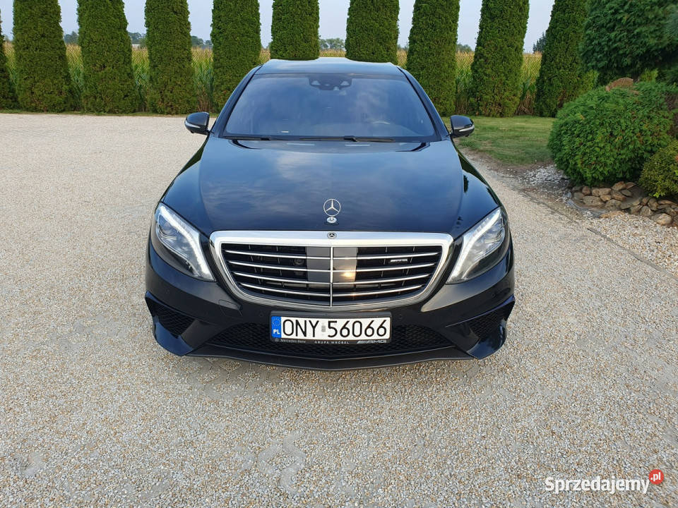 Mercedes S 63 AMG 585 Karbon Ceramika Burmester automatyczna Strobice