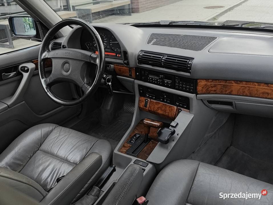 Bmw 730i E32 v8 M60b30 LPG shadowline szare Dębe Wielkie
