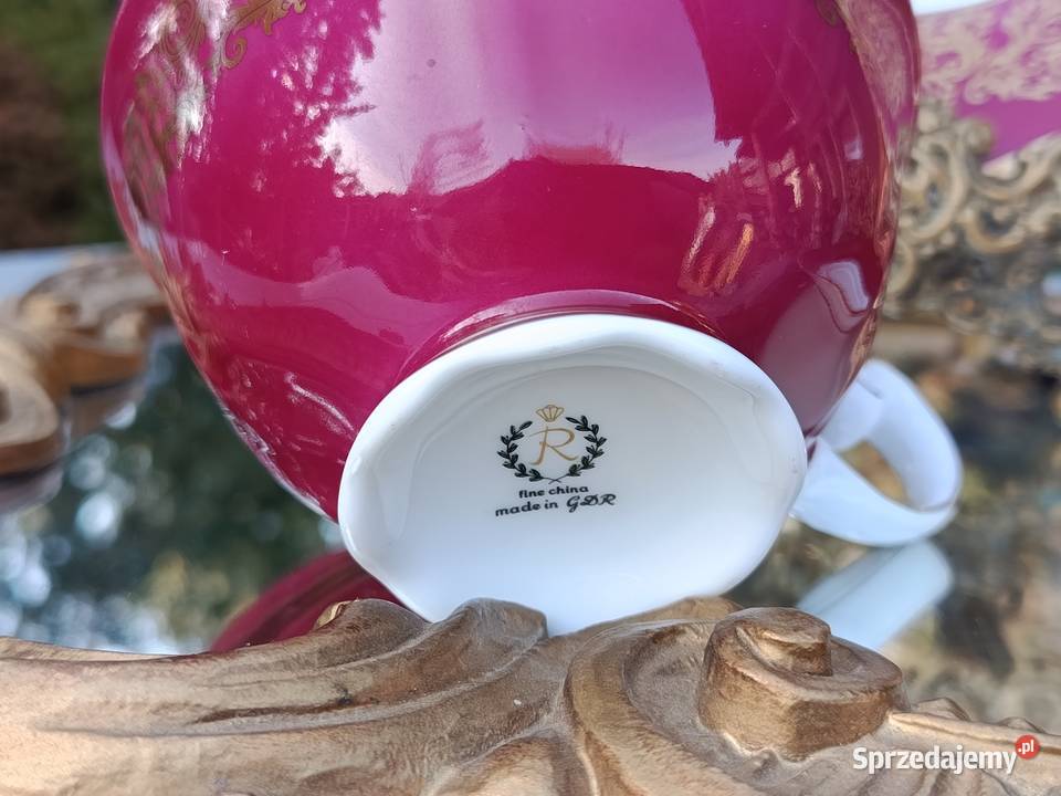 Filiżanka Trio porcelanowe Reichenbach lubuskie Klenica