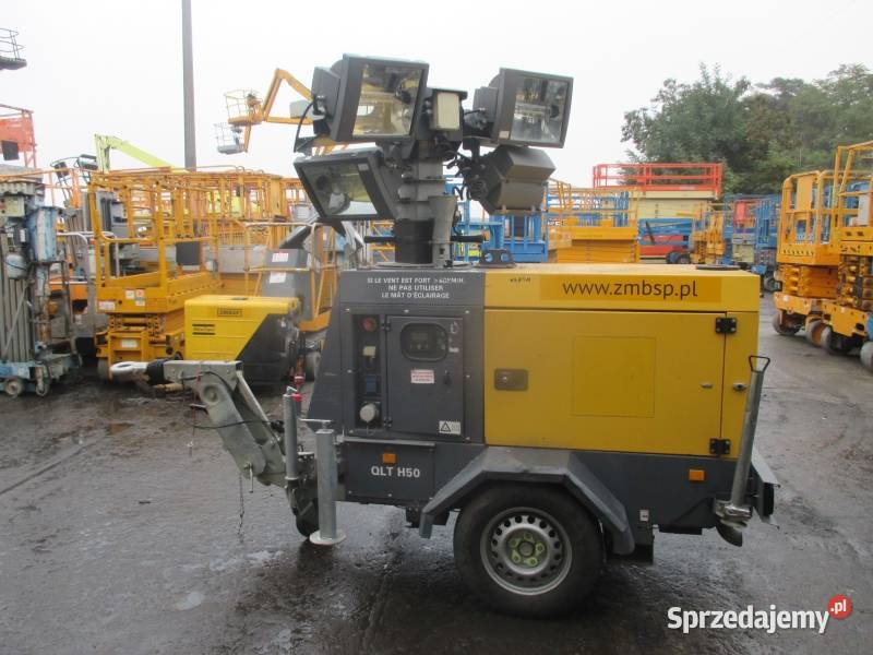 Maszt oświetleniowy generator Atlas Copco QLT 2712h Pleszew