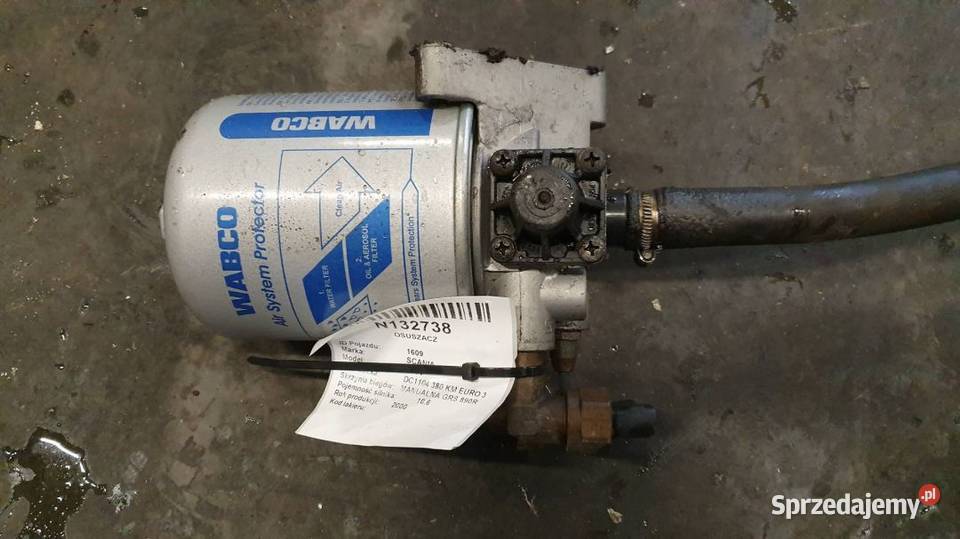 OSUSZACZ WABCO 0371511 SCANIA R114 FV23 Lipno