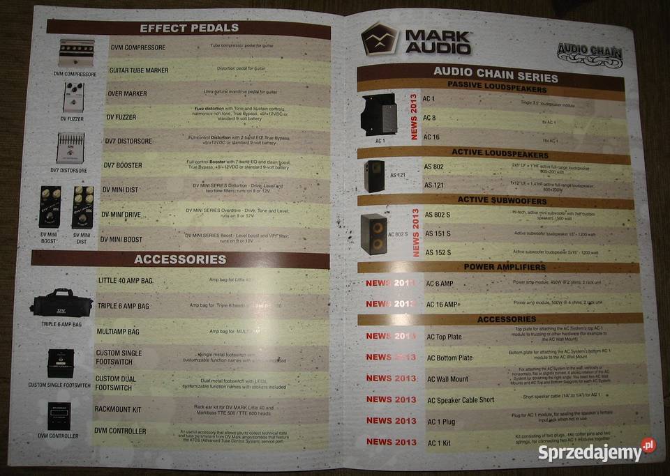 Mark World Mark Bass 2013 Products Catalogue pomorskie Kępice