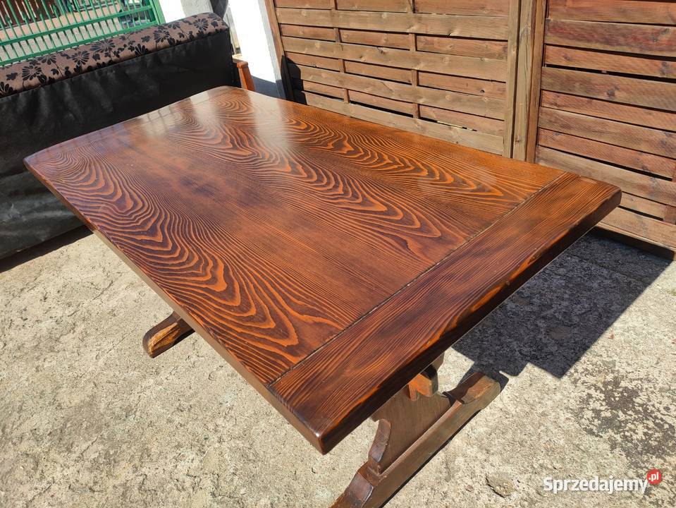 Drewniany stół 160x80 do jadalni kuchni vintage Stoły Warszawa sprzedam