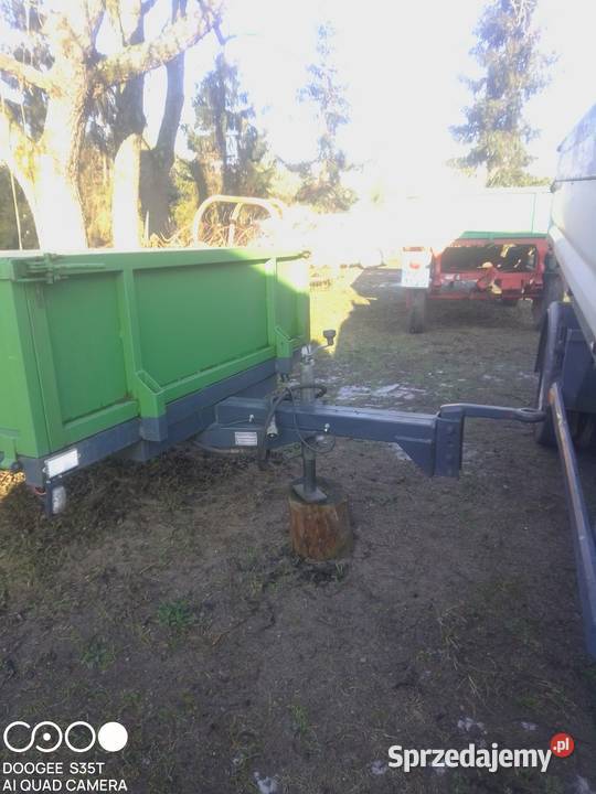 Przyczepa wywrotka zarejstrowana Przyczepy rolnicze Chwalim sprzedam