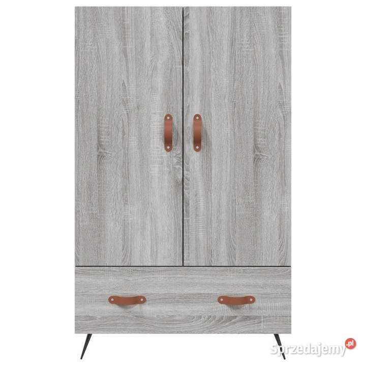 Wysoka szafka szary dąb sonoma 695x31x115