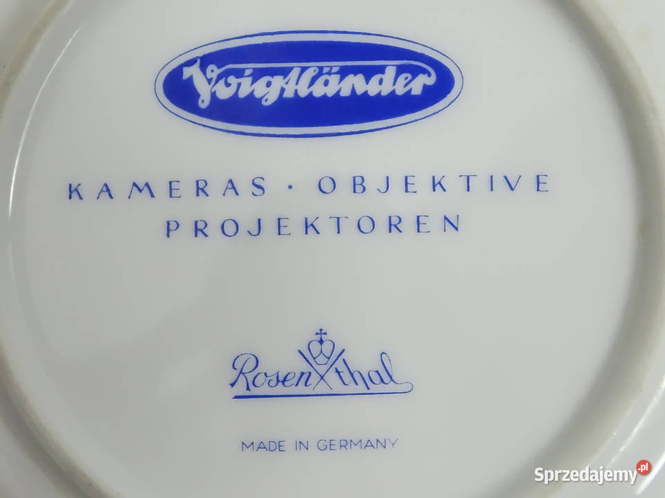 Unikat Markowe spodeczki Rosenthal Voigtlnder Biłgoraj