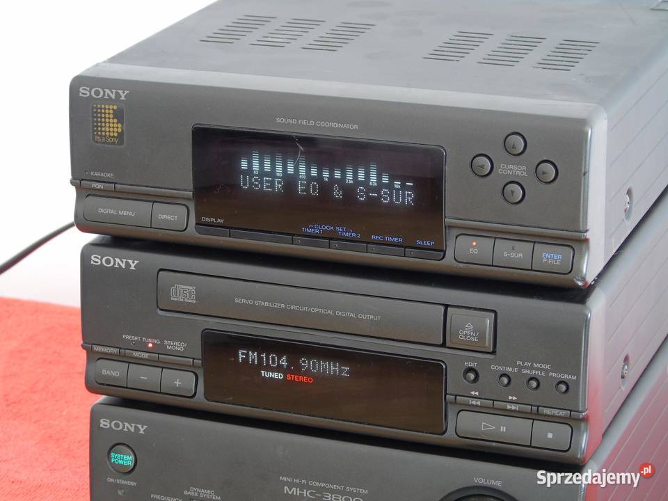 Wzmacniacz korektor graficzny i radio Sony Jasło sprzedam