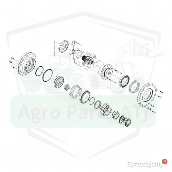 Dyferencjał Przedni most DANA 931303190060 Fendt Ciechanowiec sprzedam