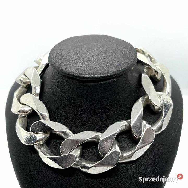 Srebrna Bransoleta Bransoletka Próby 925 9215g Elbląg