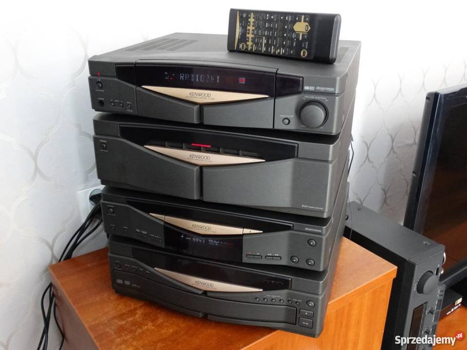 Wieża Kenwood 4 segmenty pilot mocna WYSYŁKA sprzedam