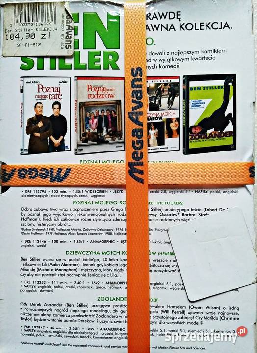 POZNAJ MOJEGO TATĘ RODZINĘ DZIEWCZYNA ZOOLANDER DVD Kalisz sprzedam