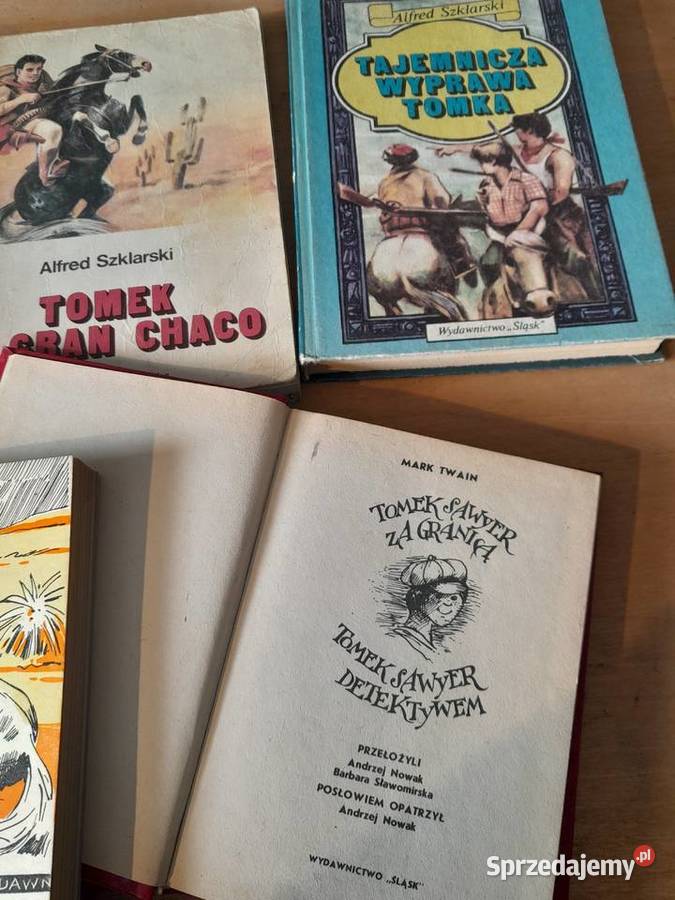Zestaw książek 9 Alfred Szklarski Przygody Tomka śląskie Dąbrowa Górnicza