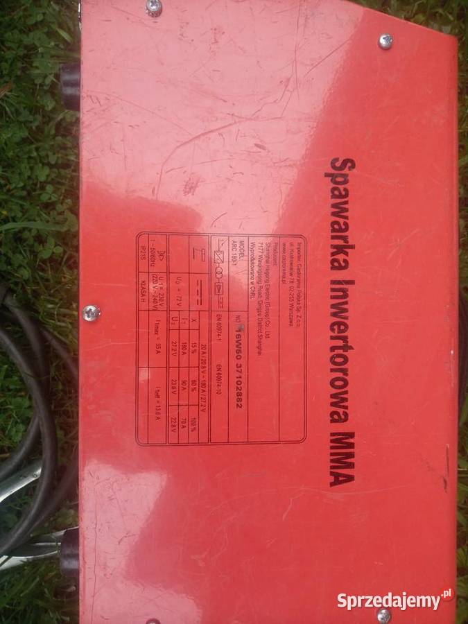 Spawarka inwerterowa MMA ARC 1801 zachodniopomorskie Pyrzyce