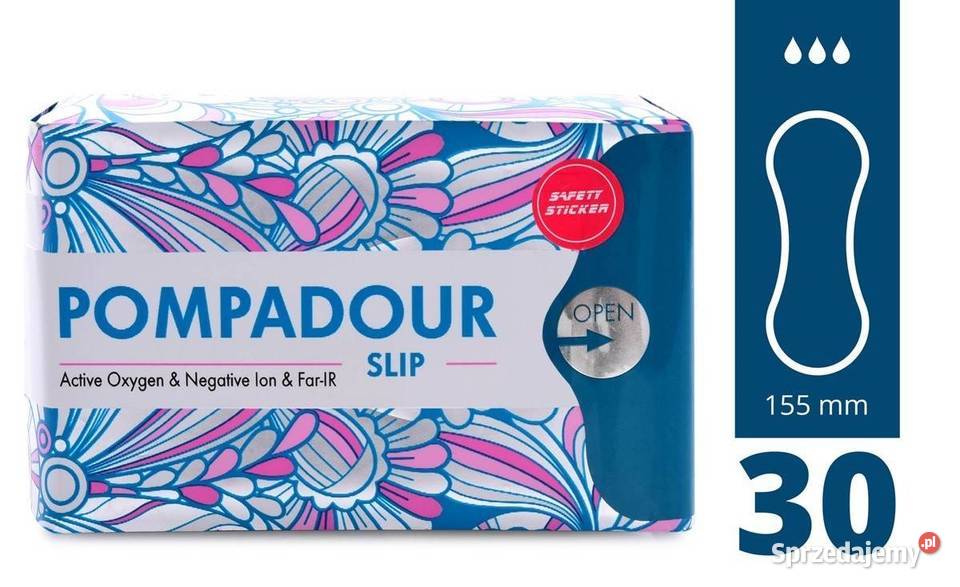 POMPADOUR SLIP anion wkładki higieniczne tester Warszawa