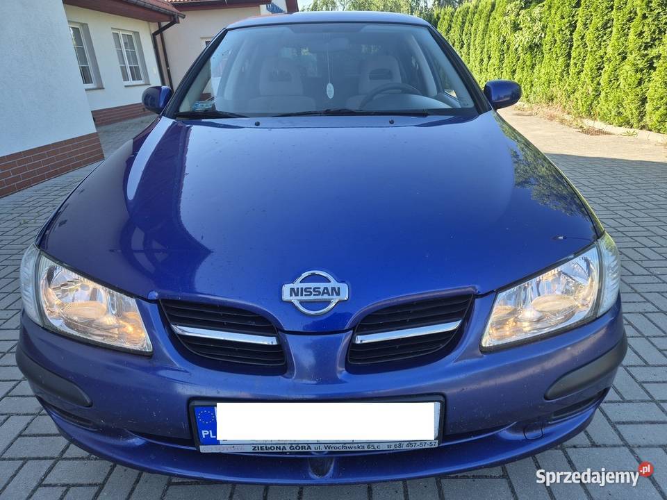 NISSAN ALMERA HATCHBACK 1500 BENZYNAGAZ niebieski Głogów
