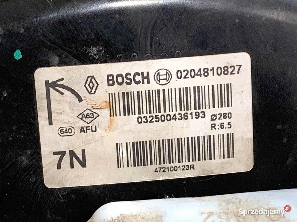 SERWO HAMULCOWE RENAULT KANGOO II 0204810827 osobowe