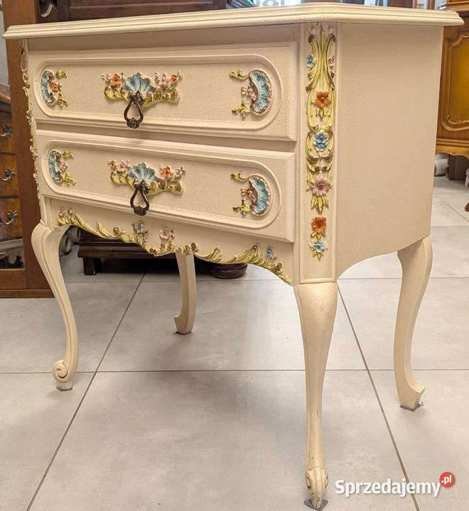 Piękna komoda ludwikowska ecrusklep Dąbrowa Dąbrowa Górnicza sprzedam