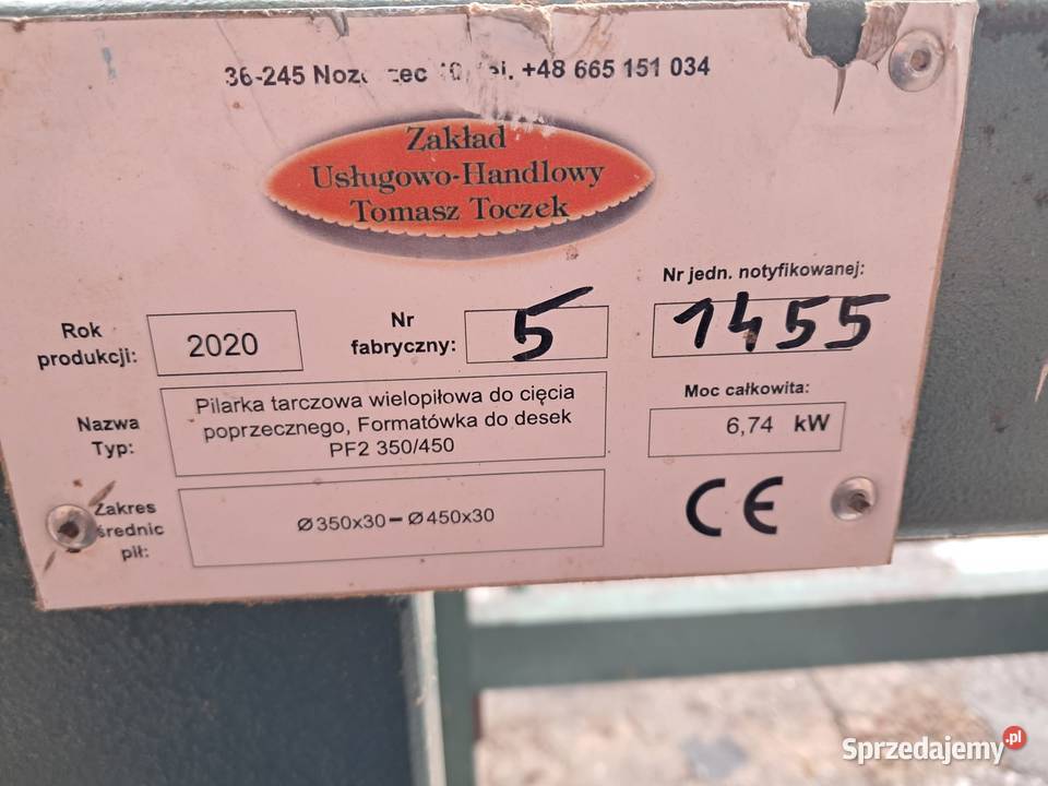 Formatówka do deski Paletowej