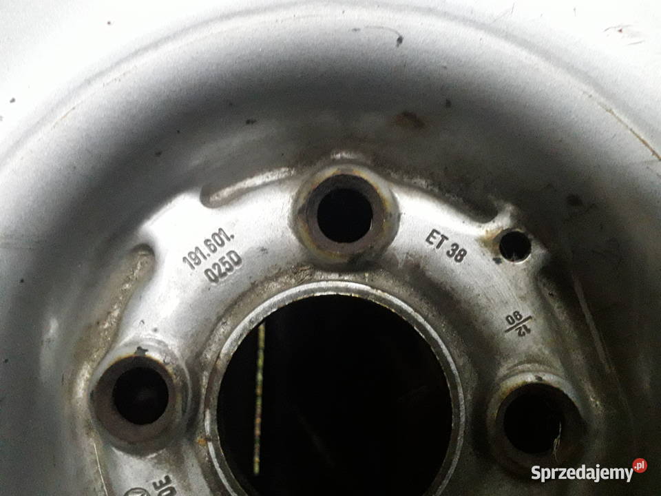 Koło zapasowe 13 4x100 55J ET38 Volkswagen VW Koła i felgi Wyszków sprzedam