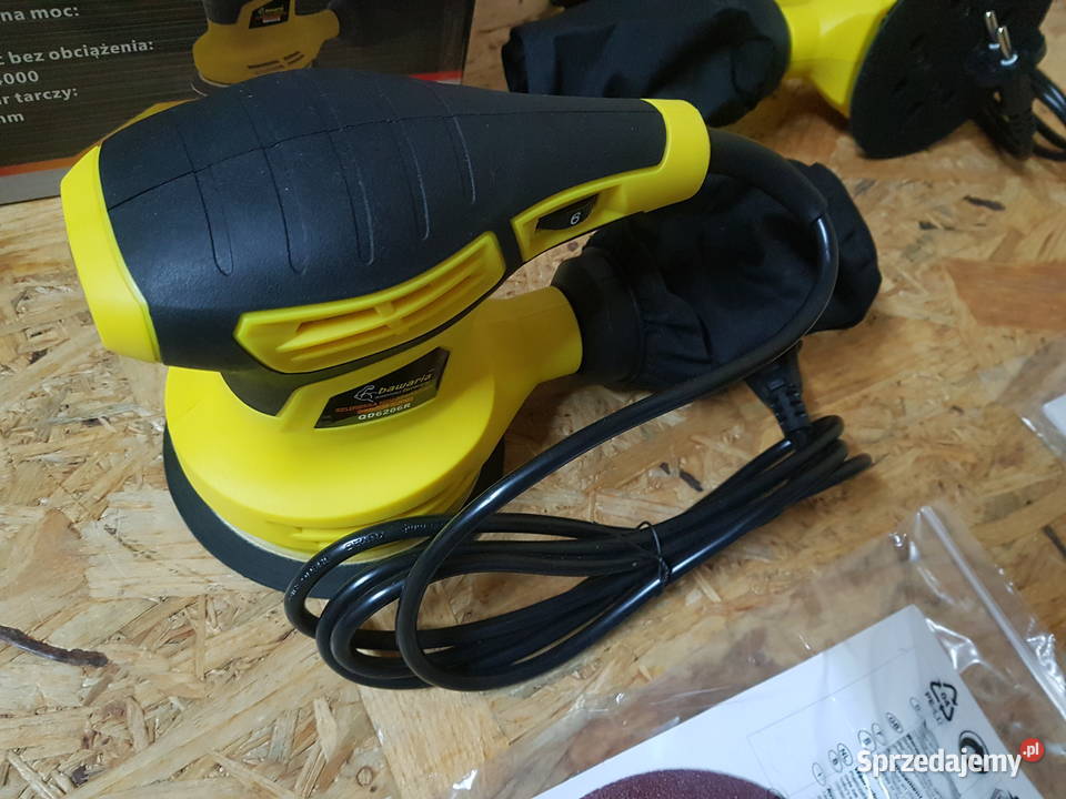 Szlifierka mimośrodowa Bawaria 1150W tarcza 125 Głogowa