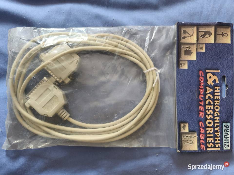 Kabel drukarki 3m nul modem 25 igłowy Rybnik