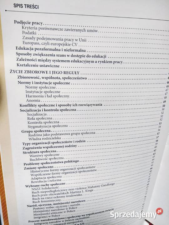 Matura Greg wiedza o społeczeństwie Antykwariat Warszawa sprzedam