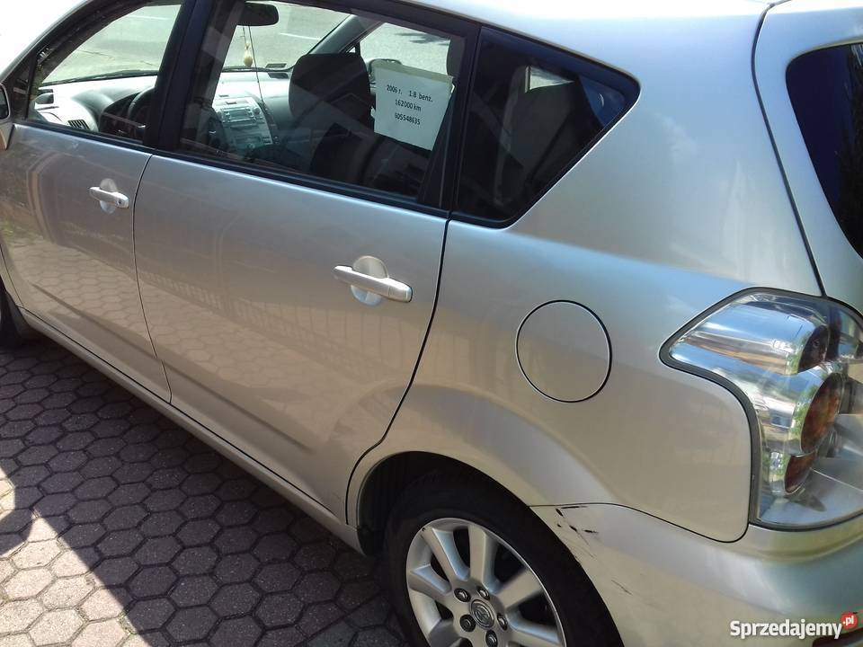 Toyota Corolla Verso 2006 18 benzyna 164000 5 kurtyny powietrzne Olsztyn
