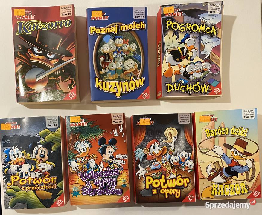 Komiksy Kaczor Donald Seria GIGANT MAMUT mazowieckie Otwock