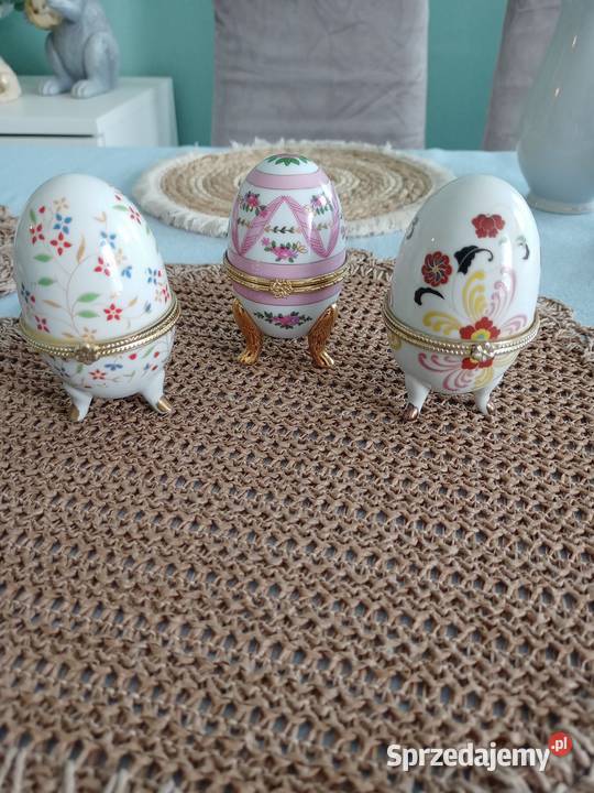 Jajka porcelanowe szkatułki wielkopolskie Poznań