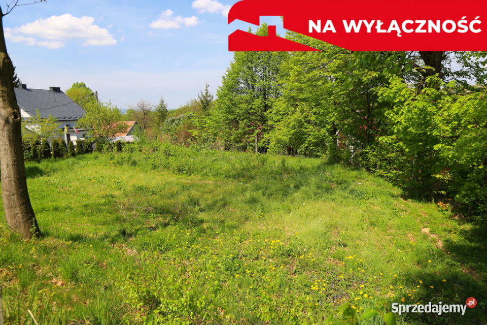 Działka budowlana 820 m2 asfalt Zawada