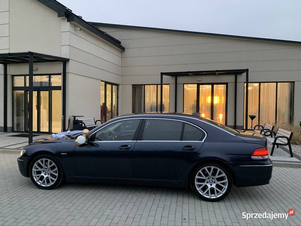 Wynajem BMW 750Li do ślubu i na wesele Wynajem pojazdów Rzeszów
