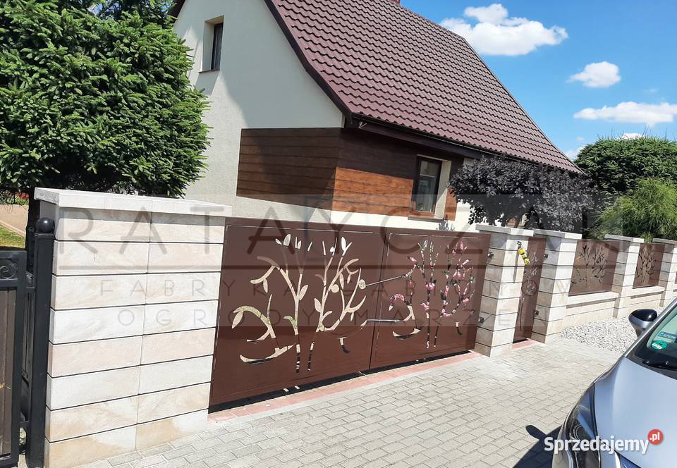 BRAMA ŁAMANA WYCINANA PLAZMĄ CNC kujawsko-pomorskie Żnin