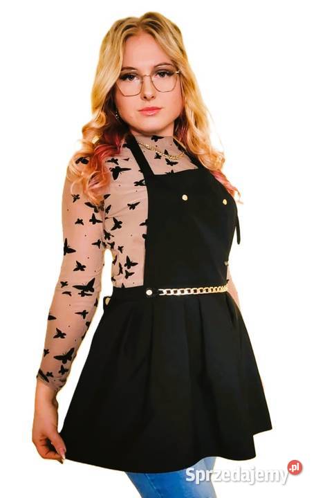 ZŁOTY ŁAŃCUSZEK FARTUCH FRYZJERSKI KOSMETYCZNY Gdańsk