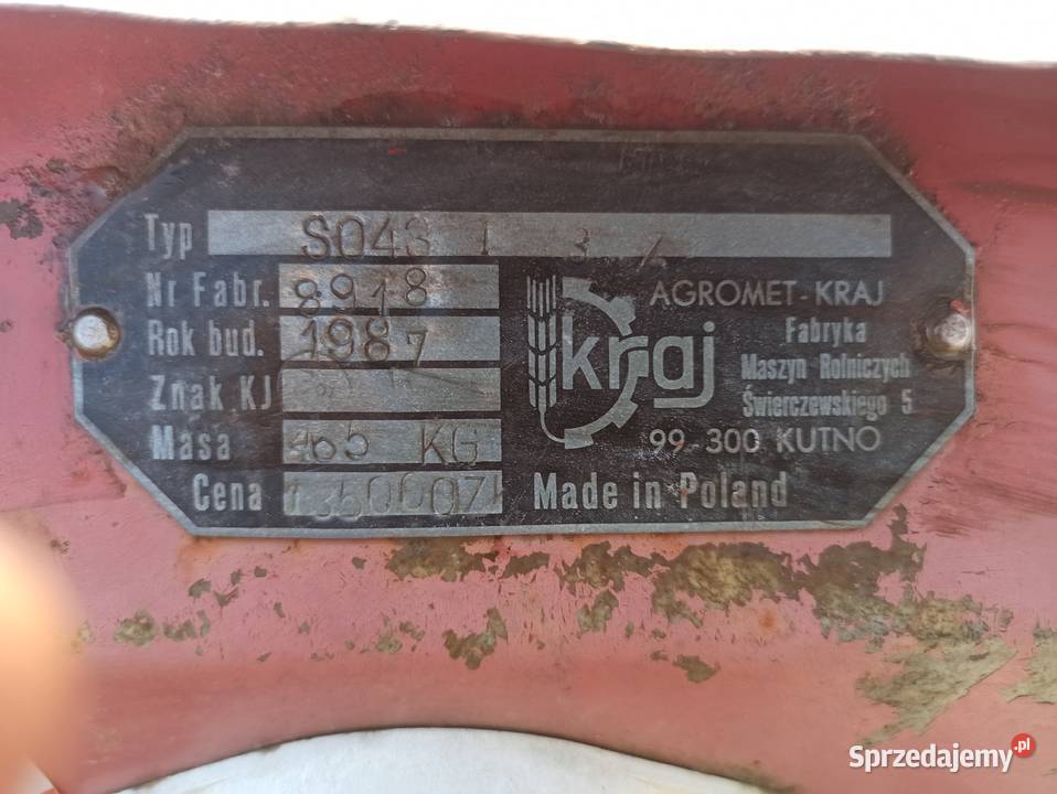Siewnik Poznaniak 27m S043 Chełm