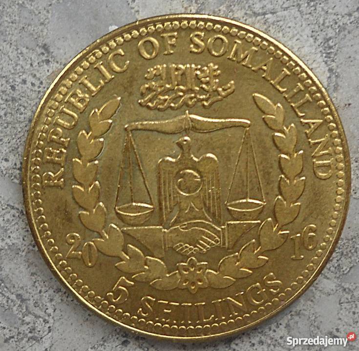 SOMALILAND5 SHILINGS2016 r KOT mazowieckie Legionowo