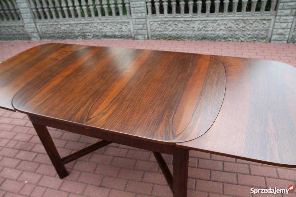 Stół stary artdeco rozkładany zgrabny okazja wielkopolskie Swarzędz