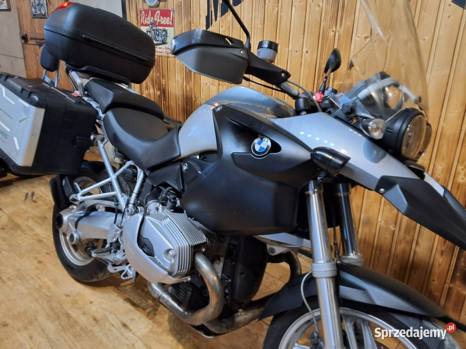 BMW R 1200 GS piękny motocykl BMW R 1200 GS manualna Bicz