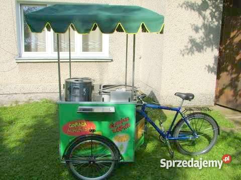 Wózek gastronomiczny kukurydza hotdog podkarpackie Targowiska
