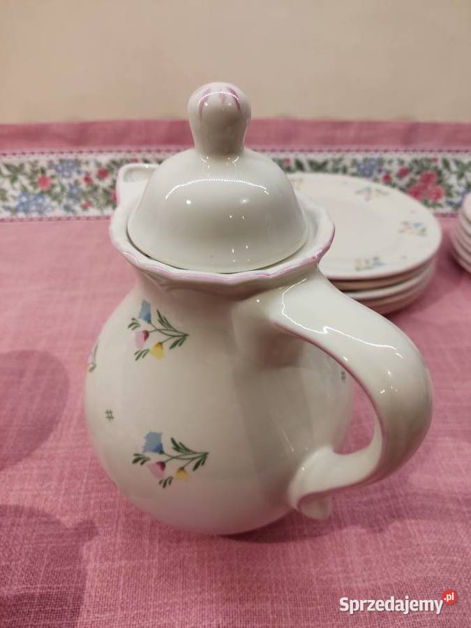 Serwis kawowy porcelanowy 6 osób Schramberger Głuchołazy