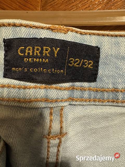 Jeansy męskie Carry 3232 niebieskie bawełna Częstochowa sprzedam