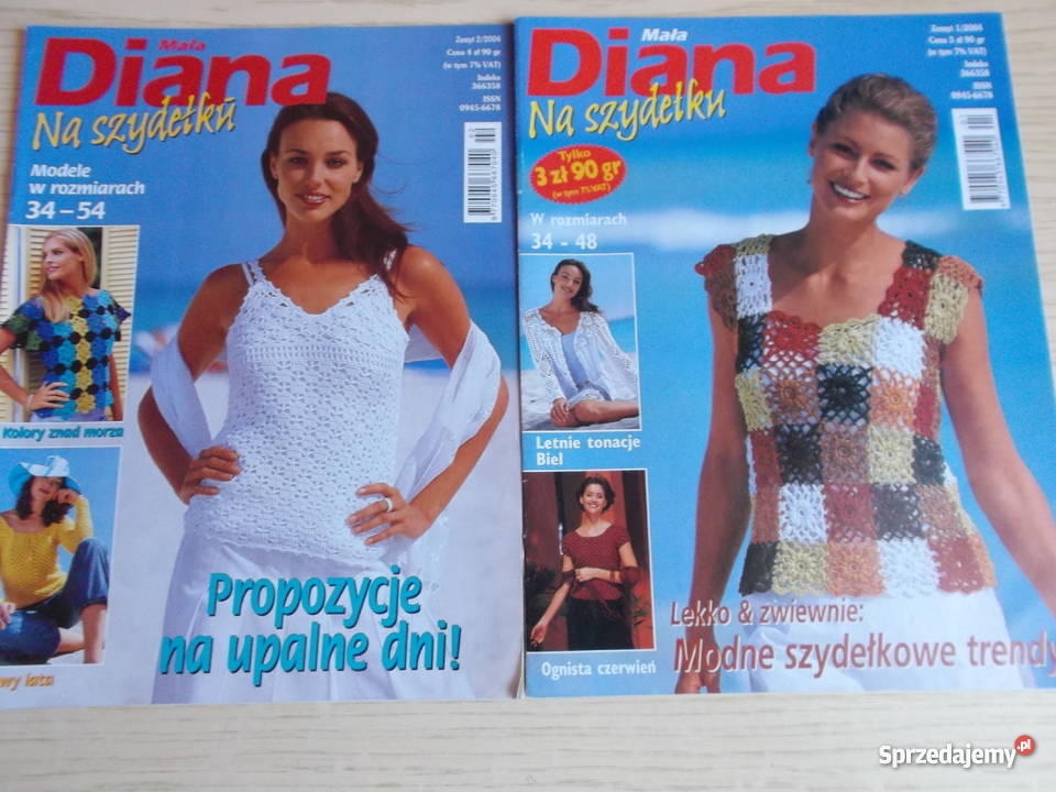 Mała Diana na szydełku robótki ręczne Książki i Podręczniki Czersk