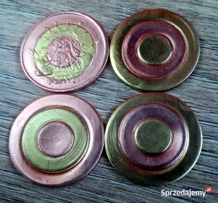 KRĄŻKI MENNICZE TRIMETAL 24 mm CuMosiądzCu Antyki, Sztuka, Kolekcje Bytom sprzedam
