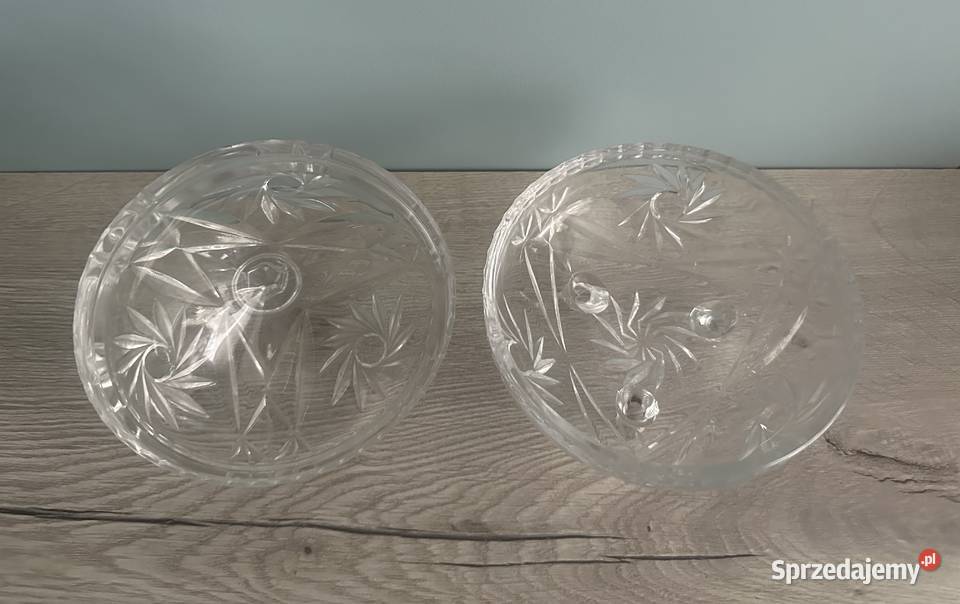 Bombonierka duża kryształ z lat 50tych Łódź