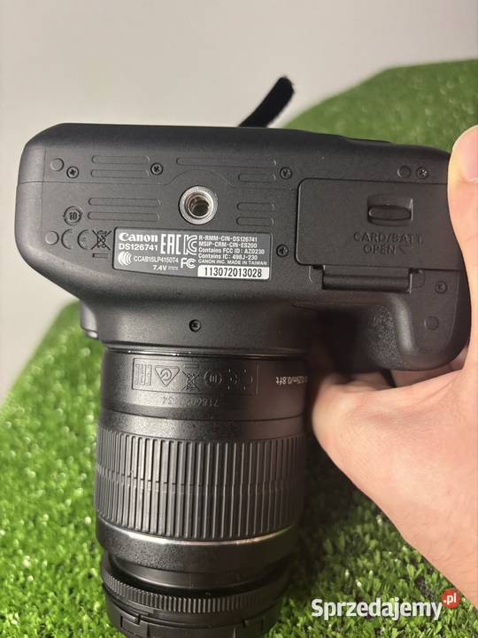 Aparat Canon EOS 2000D Obiektyw Canon 1855mm Lubin
