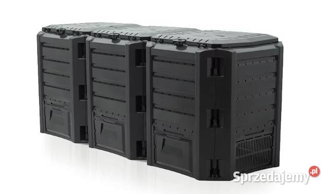Kompostownik ogrodowy modułowy trzykomorowy Niechobrz