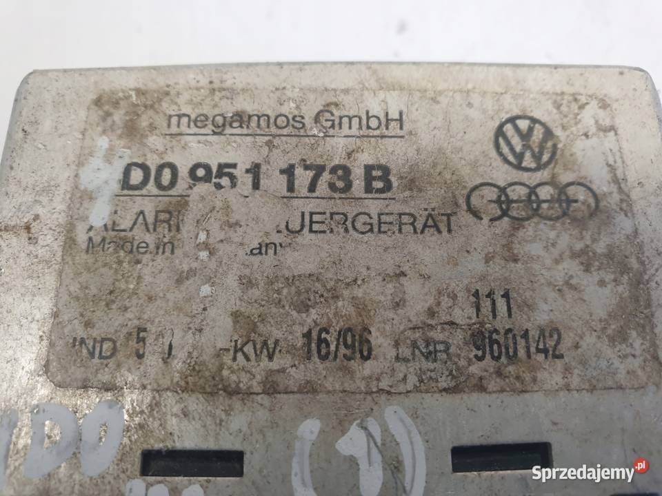 Audi A6 C5 MODUŁ ALARMU Sterownik 4D0951173B