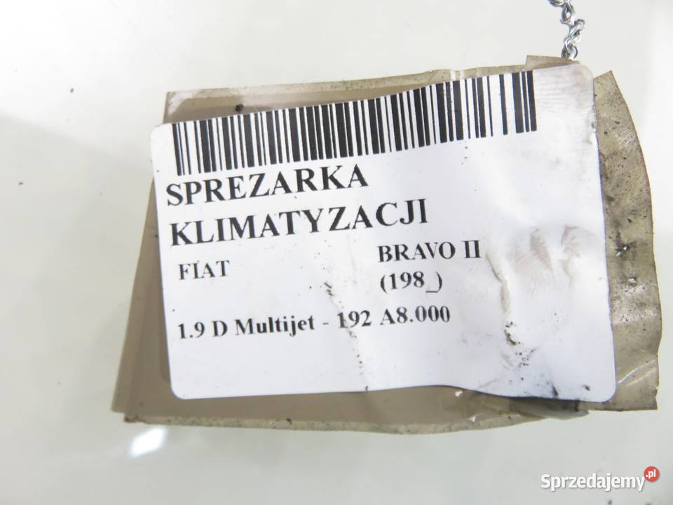 KOMPRESOR KLIMATYZACJI FIAT BRAVO II 19 D małopolskie