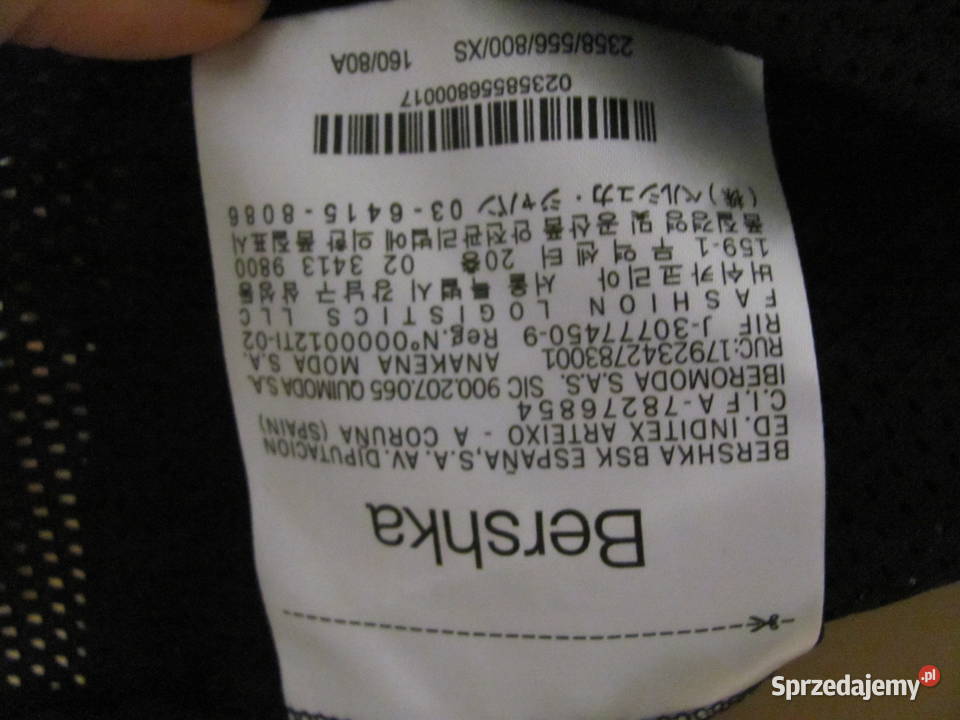 Top startmoving Bershka XS 2358556800 16080A Zamość